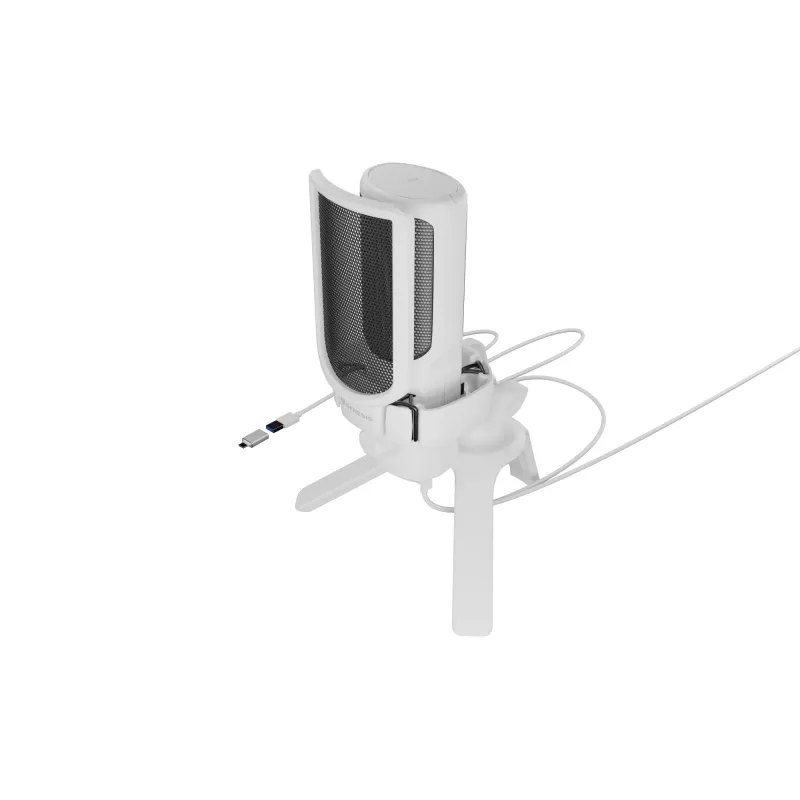 Microfone GENESIS Radium 250 Branco para consola de jogos