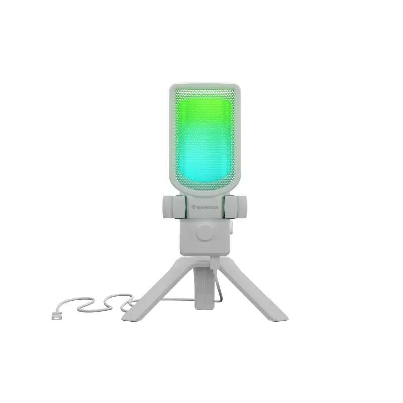 Microfone GENESIS Radium 250 Branco para consola de jogos