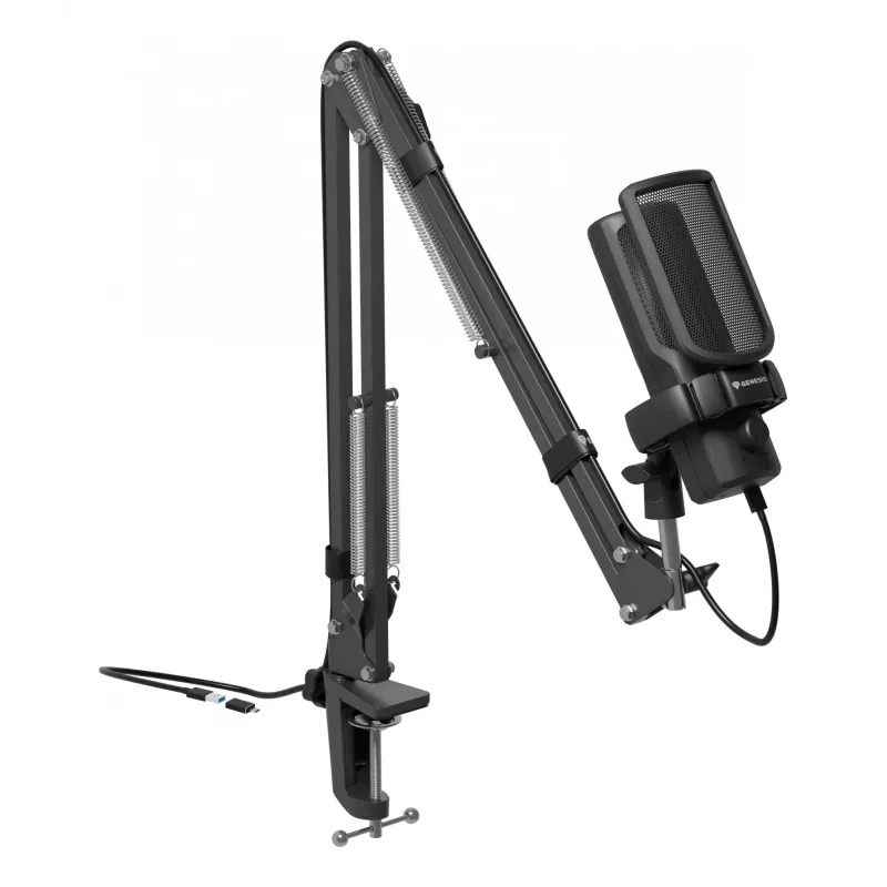 Microfone GENESIS NGM-2354 Preto Microfone para consola de jogos