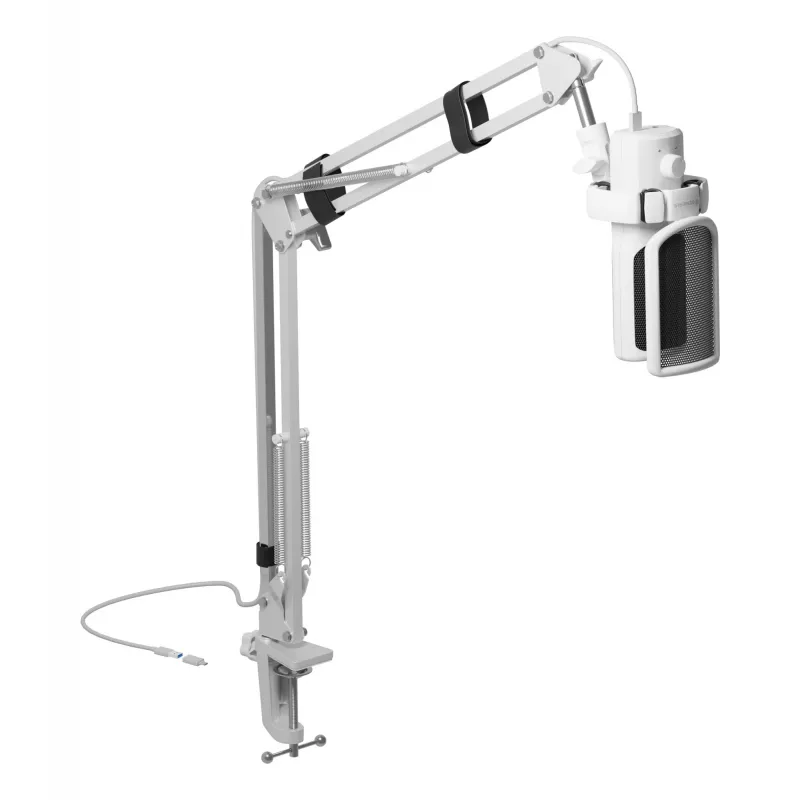 Microfone GENESIS Radium 251 Branco para consola de jogos
