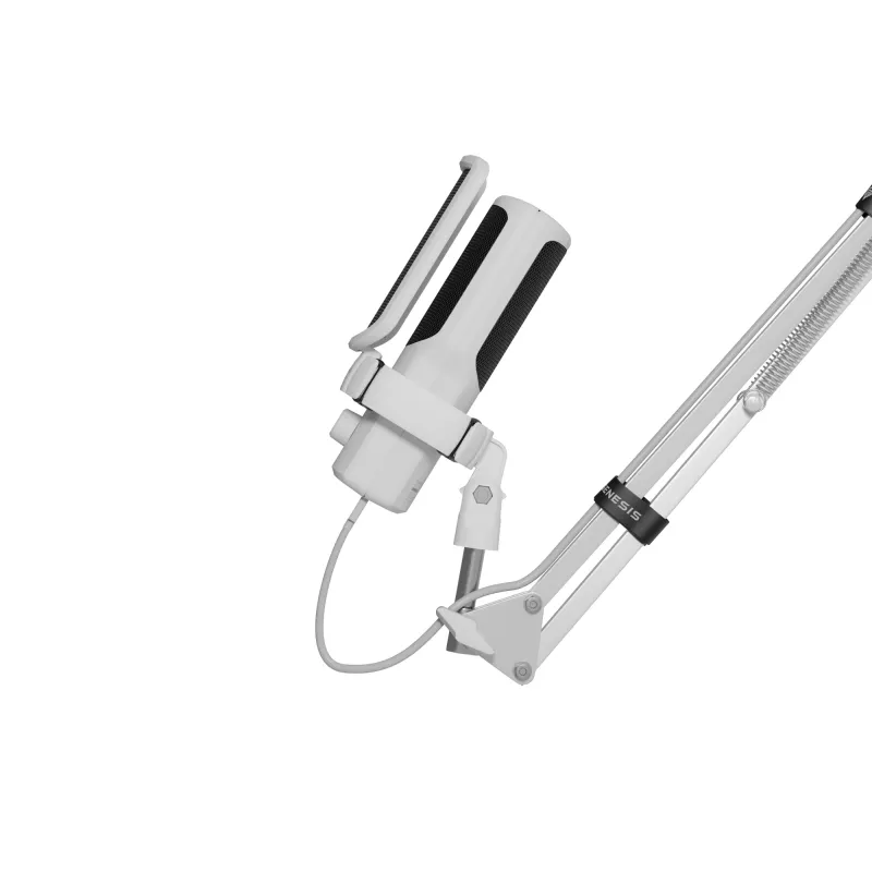 Microfone GENESIS Radium 251 Branco para consola de jogos
