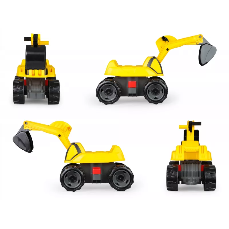 Escavadora de pedais Lena GIGA TRUCKS Excavator PRO 4 rodas Plástico Aço