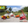 Escavadora de pedais Lena GIGA TRUCKS Excavator PRO 4 rodas Plástico Aço