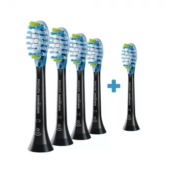 Philips Premium Plaque Defence HX9045/88 4+1 Pack Escovas de encaixe 5 unid. Preto