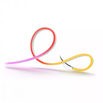 Fita de luz para exterior Philips Hue Neon Gradient, 5 m, 30 W, Bluetooth/Zigbee