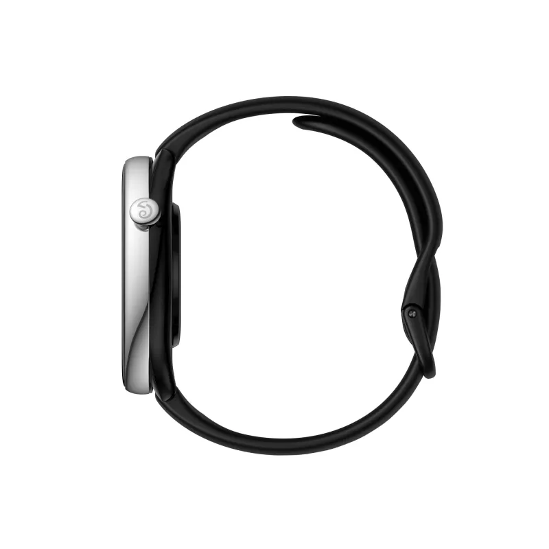 Amazfit GTR Mini 3,25 cm (1,28 polegadas) AMOLED 42 mm digital 416 x 416 píxeis ecrã tátil preto, prateado GPS (satélite)