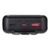 Powerbank portátil Rivacase VA2221 — 20000 mAh LiPo, PD 3.0 e QC 3.0, 3 conectores (1×A, 2×C), saída 22,5 W