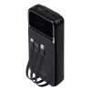 Powerbank portátil Rivacase VA2221 — 20000 mAh LiPo, PD 3.0 e QC 3.0, 3 conectores (1×A, 2×C), saída 22,5 W