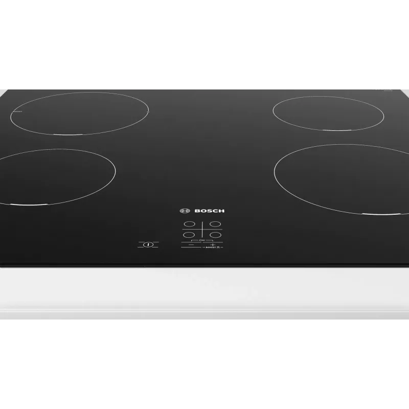 Placa de cozinha Bosch Serie 2 PUG611AA5E preta de encastrar 60 cm placa de indução por zonas 4 zona(s)