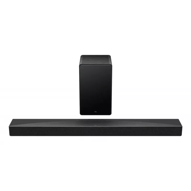 Barra de som TCL Q Q65H 5.1ch home cinema, 580 W RMS, subwoofer ativo sem fios 100 W, Dolby Atmos/DTS-X, preto