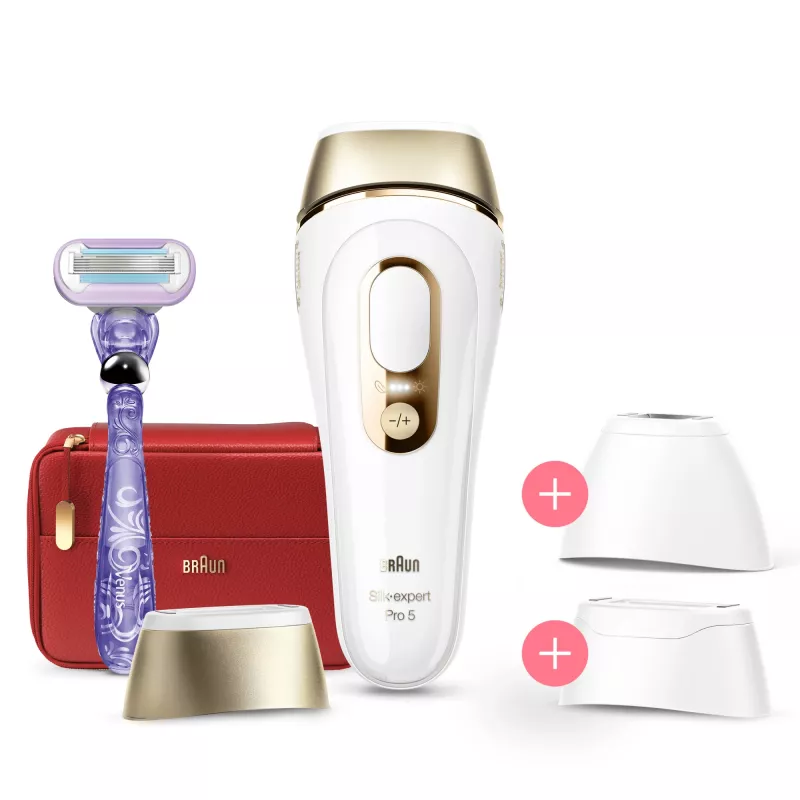 Braun Silk-expert Pro Silk·expert Pro 5 PL5267 luz pulsada intensa (IPL) Dourado, Branco