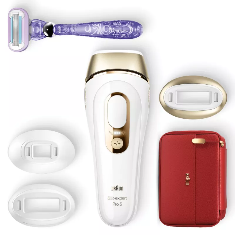 Braun Silk-expert Pro Silk·expert Pro 5 PL5267 luz pulsada intensa (IPL) Dourado, Branco