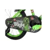 Bicicleta infantil HUFFY Minecraft 16 polegadas verde — quadro de aço de 16 polegadas, transmissão de velocidade única, travões de aro dianteiro/traseiro
