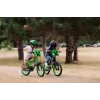 Bicicleta infantil HUFFY Minecraft 16 polegadas verde — quadro de aço de 16 polegadas, transmissão de velocidade única, travões de aro dianteiro/traseiro
