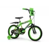 Bicicleta infantil HUFFY Minecraft 16 polegadas verde — quadro de aço de 16 polegadas, transmissão de velocidade única, travões de aro dianteiro/traseiro