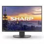 Monitor LCD Sharp MultiSync EA242W 24 polegadas IPS 1920 x 1200 16:10 5 ms hub USB 3.2 VESA altura ajustável preto