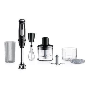 Braun MultiQuick 5 MQ55.254MBK 0,5 l varinha mágica 1000 W preto, aço inoxidável