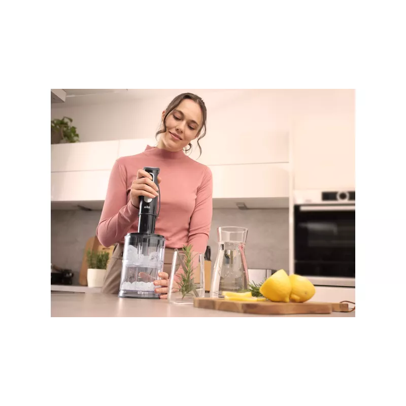 Braun MultiQuick 5 MQ55.254MBK 0,5 l varinha mágica 1000 W preto, aço inoxidável
