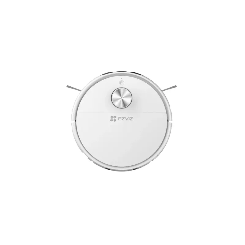 Aspirador robô EZVIZ RS20 Pro — Li-Ion 5200 mAh, 220 min de autonomia, 7200 Pa de potência de aspiração, estação de base com esvaziamento automático, navegação LiDAR, saco de pó 0,35 L, função de lavagem, branco