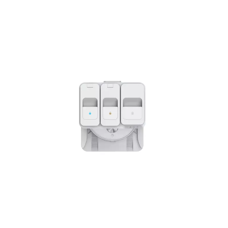 Aspirador robô EZVIZ RS20 Pro — Li-Ion 5200 mAh, 220 min de autonomia, 7200 Pa de potência de aspiração, estação de base com esvaziamento automático, navegação LiDAR, saco de pó 0,35 L, função de lavagem, branco