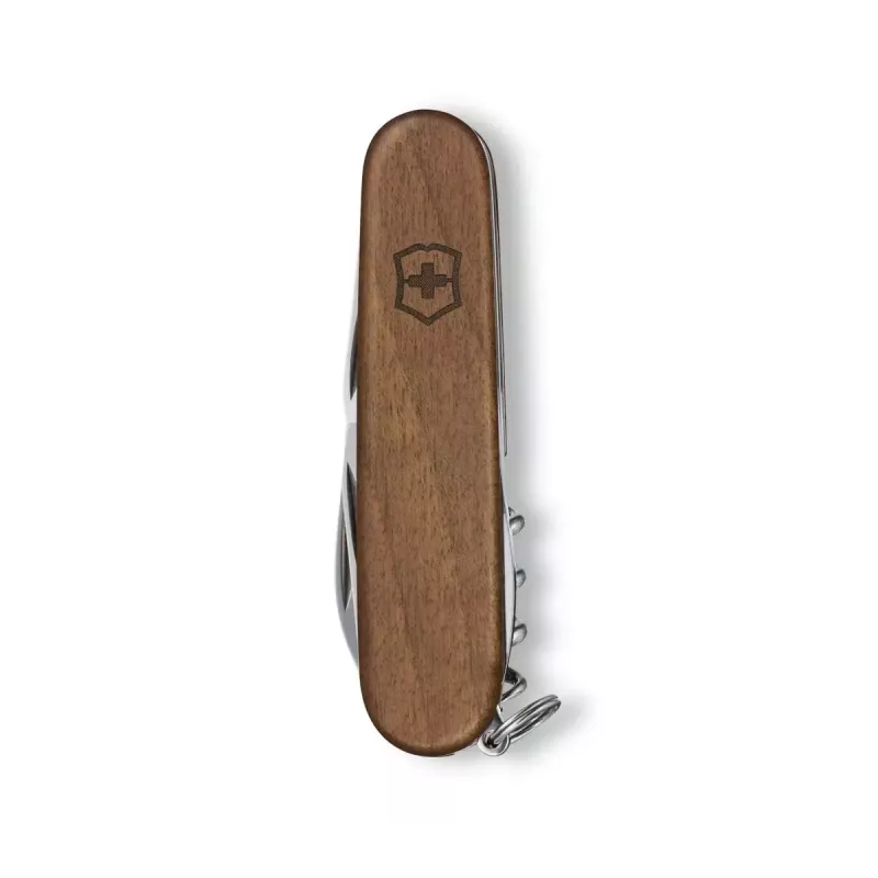 Canivete Victorinox Spartan Wood aço inoxidável faca slip-joint lâmina punhal