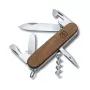 Canivete Victorinox Spartan Wood aço inoxidável faca slip-joint lâmina punhal
