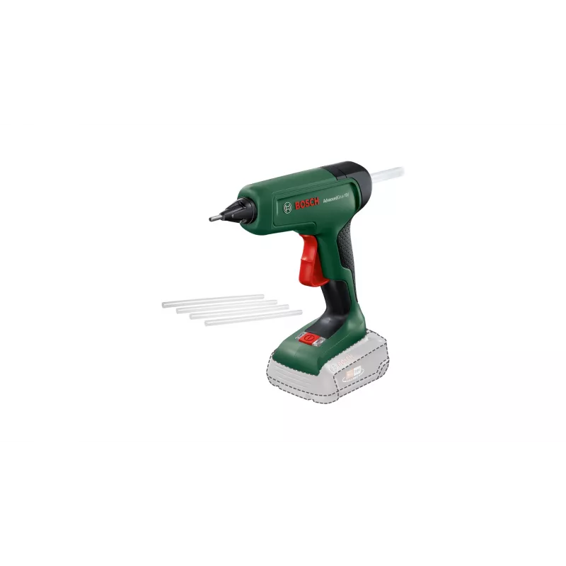 Pistola de cola quente Bosch AdvancedGlue 18V sem fios para barras de cola de 11 mm