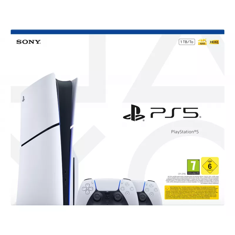 Consola de jogos Sony 1000050116 1 TB Wi-Fi preto, branco