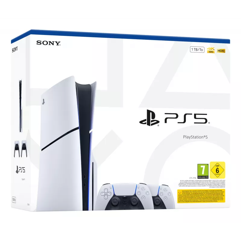 Consola de jogos Sony 1000050116 1 TB Wi-Fi preto, branco