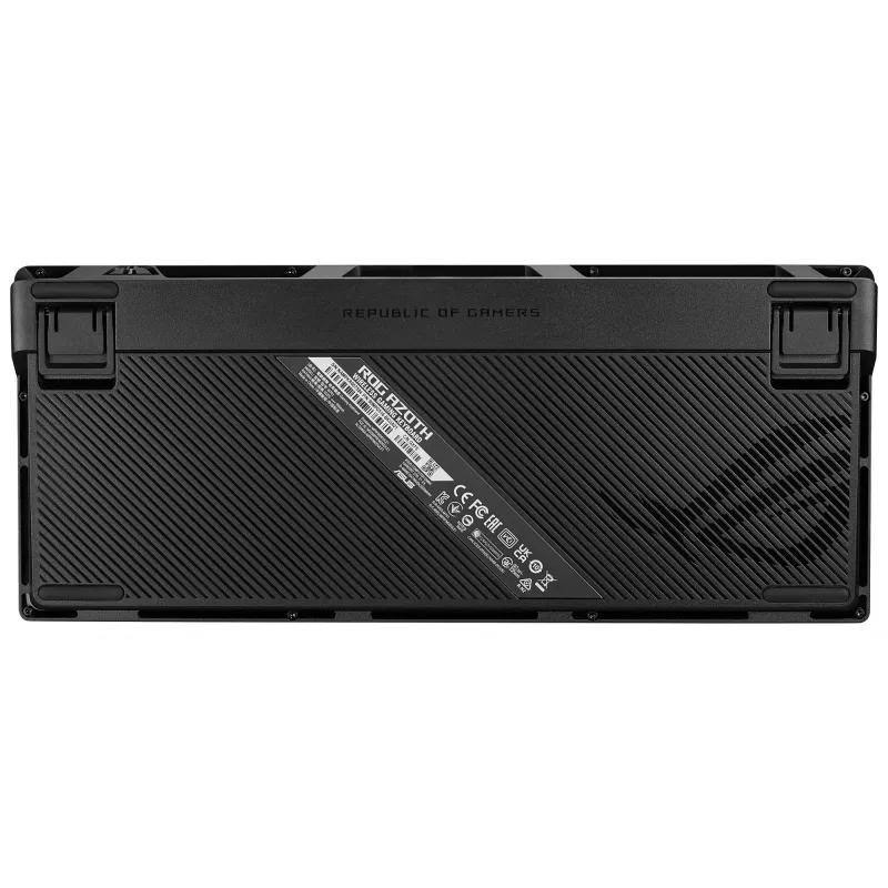 Teclado mecânico sem fios ASUS ROG Azoth preto — modelo 90MP0316-BKUA01, retroiluminação RGB