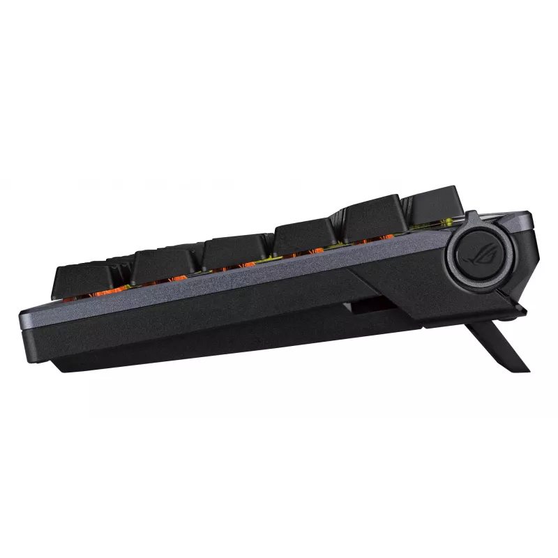 Teclado mecânico sem fios ASUS ROG Azoth preto — modelo 90MP0316-BKUA01, retroiluminação RGB