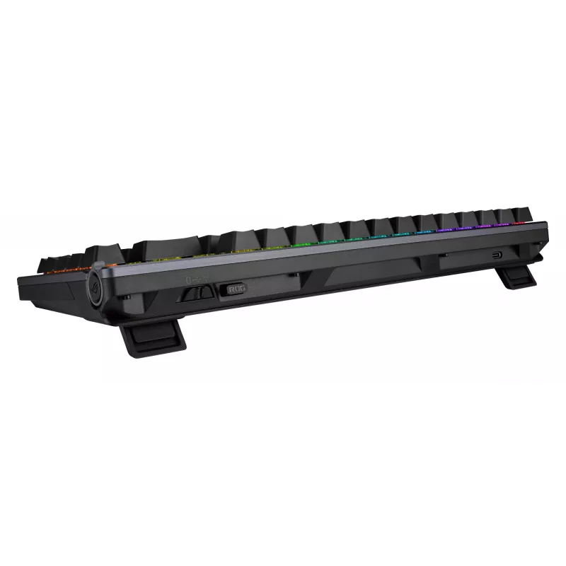 Teclado mecânico sem fios ASUS ROG Azoth preto — modelo 90MP0316-BKUA01, retroiluminação RGB