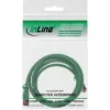 Cabo de patch InLine 76912G Cat6 S/FTP (PiMF), 1,5 m, sem halogéneos, verde