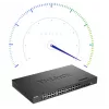 Switch gerido empilhável L3 D-Link DXS-3410-32XY/E, 24x 10GBASE-T + 4x SFP+ + 4x SFP28