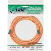 Cabo de rede InLine S/FTP PiMF Cat.6A sem halogéneos 500MHz laranja 15m