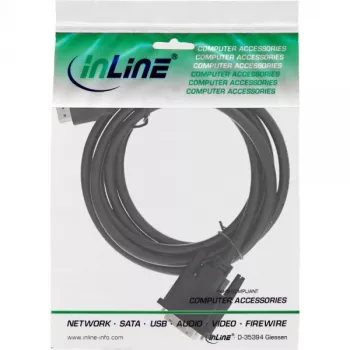 Cabo HDMI-DVI InLine conector HDMI / conector DVI 18+1 preto 2m