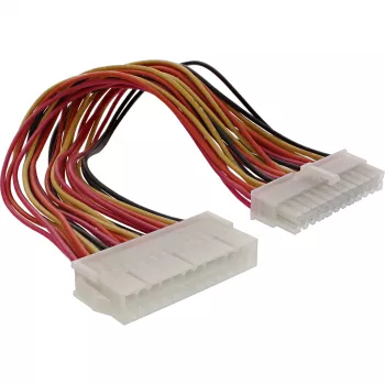 Molex PN InLine cabo para placa-mãe ATX 24 pinos conector macho para conector fêmea, 0,30 m