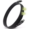 Cabo USB-C magnético InLine, ficha/ficha USB-C, 100 W, preto, 1 m