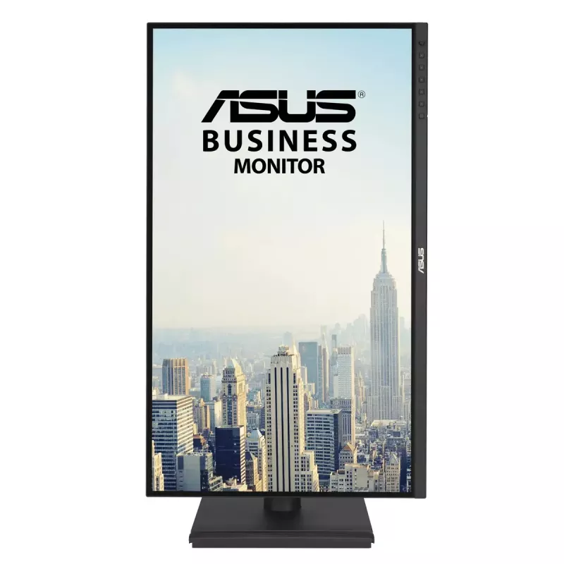 Monitor ASUS BE27AQG 27 polegadas (68,6 cm) IPS Quad HD 2560x1440, 5 ms, hub USB 3.2, altifalantes integrados, VESA, altura ajustável – preto