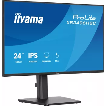 Monitor de computador iiyama ProLite XB2496HSC-B1 60,5 cm (23,8 polegadas) 1920 x 1080 píxeis Full HD LED preto