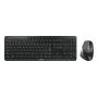 CHERRY Stream desktop ultimate teclado rato incluindo Home/Office USB + RF Wireless + Bluetooth QWERTZ alemão preto