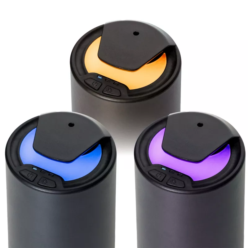 Difusor de aromas InLine para casa e carro, sem água, luz ambiente, bateria recarregável (40141)