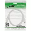 Cabo DisplayPort InLine 17211W, DisplayPort–DisplayPort, 1,5 m, branco, 7 mm de diâmetro