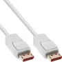 Cabo DisplayPort InLine 17205W, DisplayPort–DisplayPort, 5 m, branco, Ø7 mm