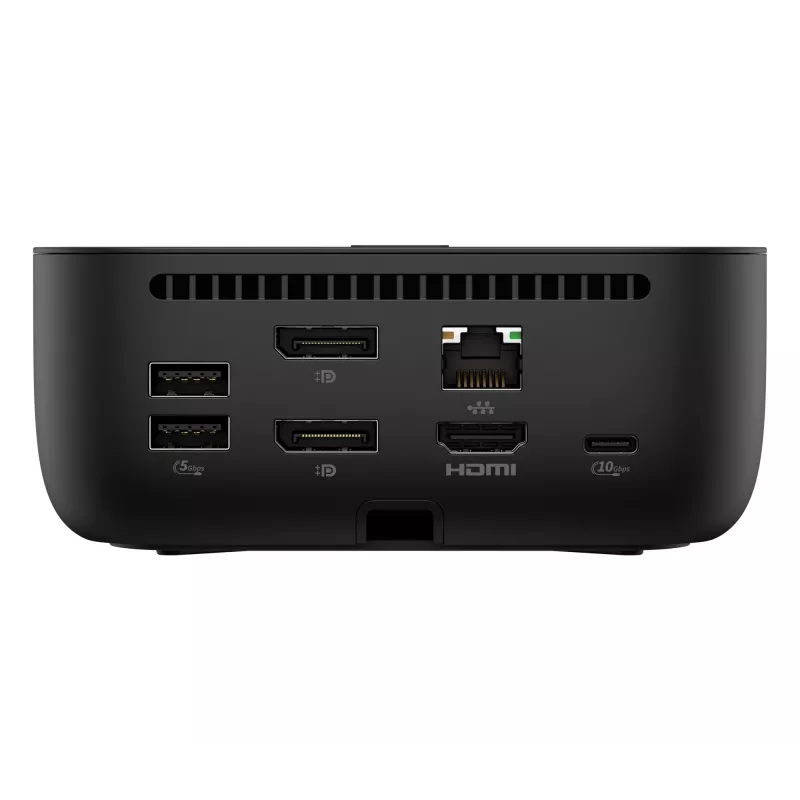 Docking station HP USB-C 100W G6 Dock SmartBuy — USB-C 100W, Preto a jato, 121×121×51 mm