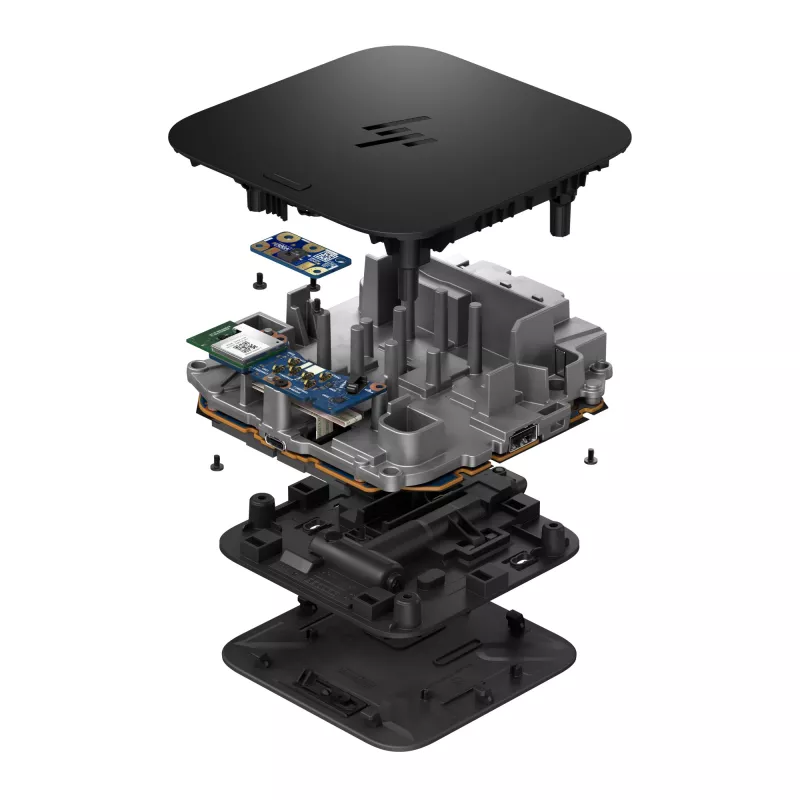 Docking station HP USB-C 100W G6 Dock SmartBuy — USB-C 100W, Preto a jato, 121×121×51 mm