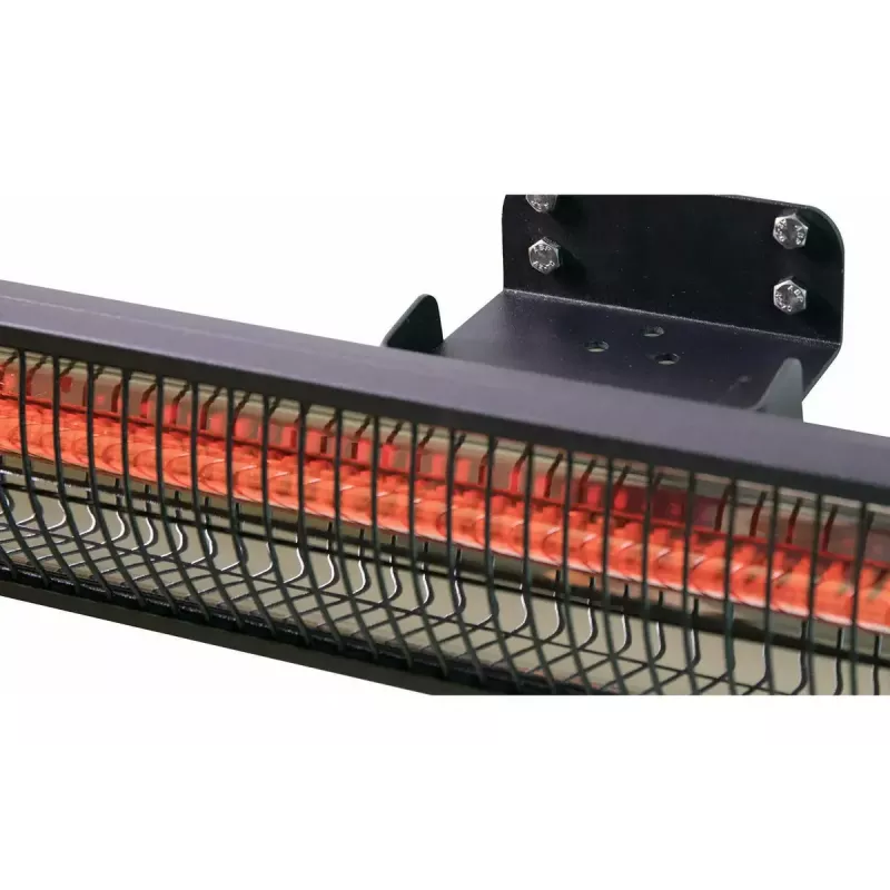 Aquecedor infravermelho SUNRED RD-DARK-20, 2000 W, montagem na parede, IP55, preto