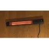 Aquecedor infravermelho SUNRED RD-DARK-20, 2000 W, montagem na parede, IP55, preto