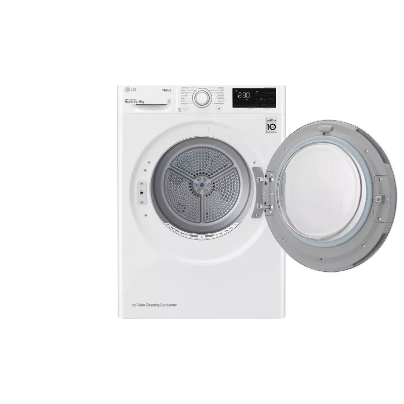 LG RH80V3AV6N Máquina de secar com bomba de calor Independente Carga frontal 8 kg Branco
