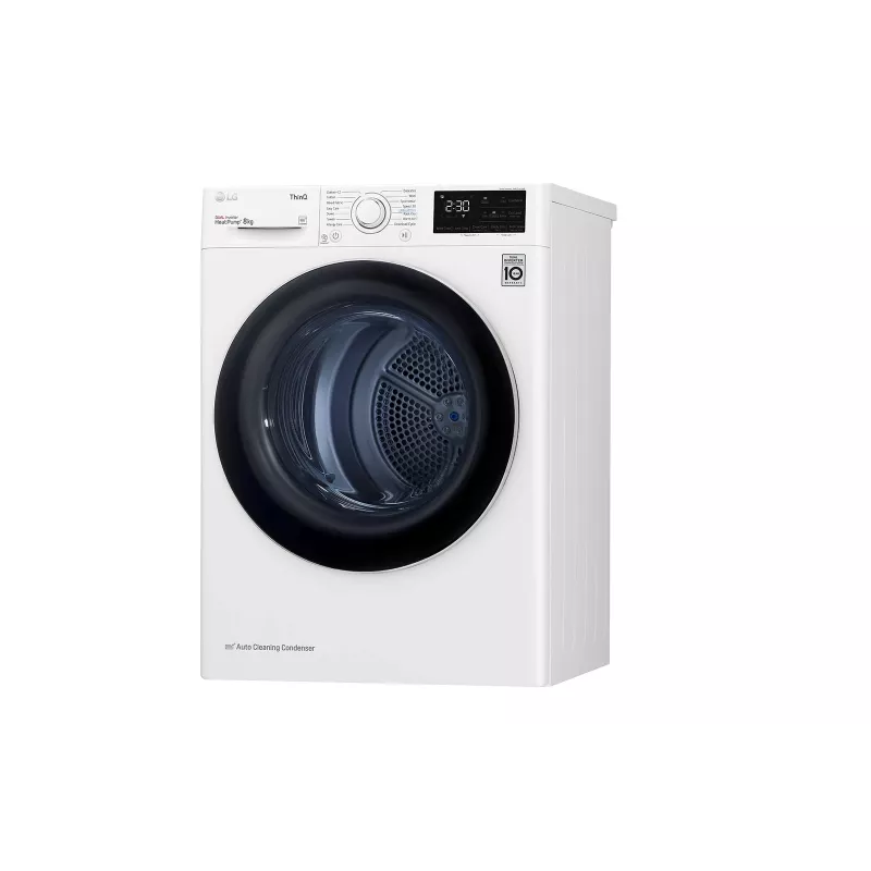LG RH80V3AV6N Máquina de secar com bomba de calor Independente Carga frontal 8 kg Branco